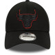 New Era Καπέλο Chicago Bulls Metallic Outline 9FORTY Adjustable Cap
